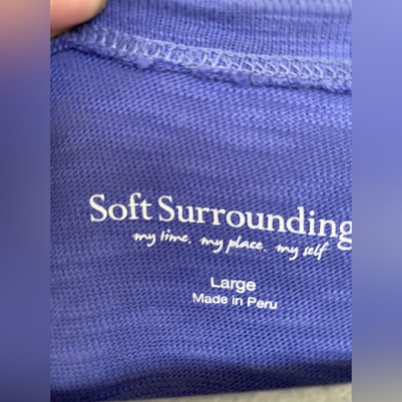 Soft Surroundings Blue Dress - Picture 2 of 4